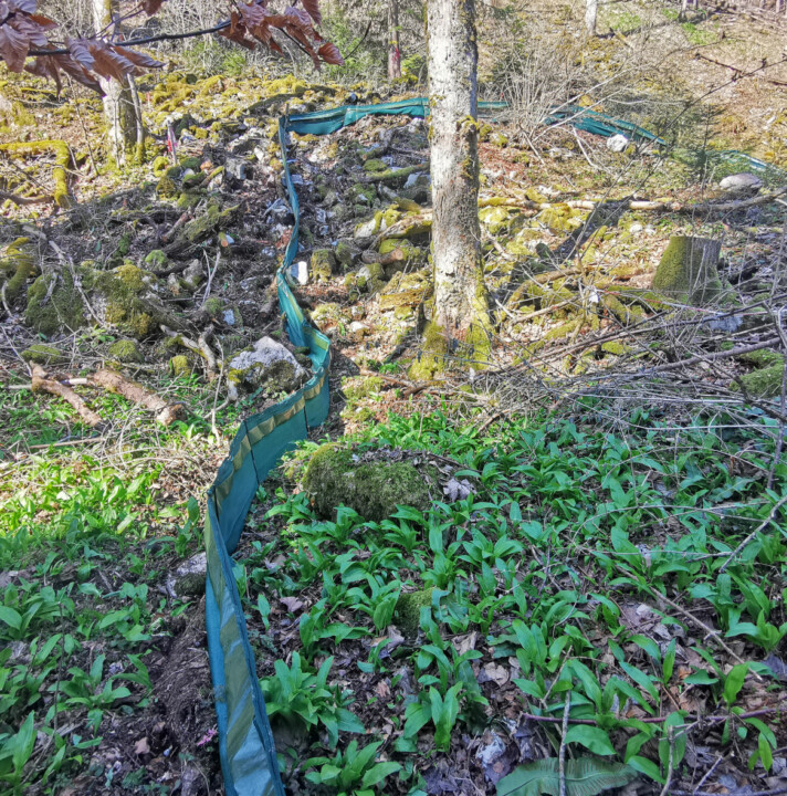 Amphibienschutzzaun - hochwertig und langlebig