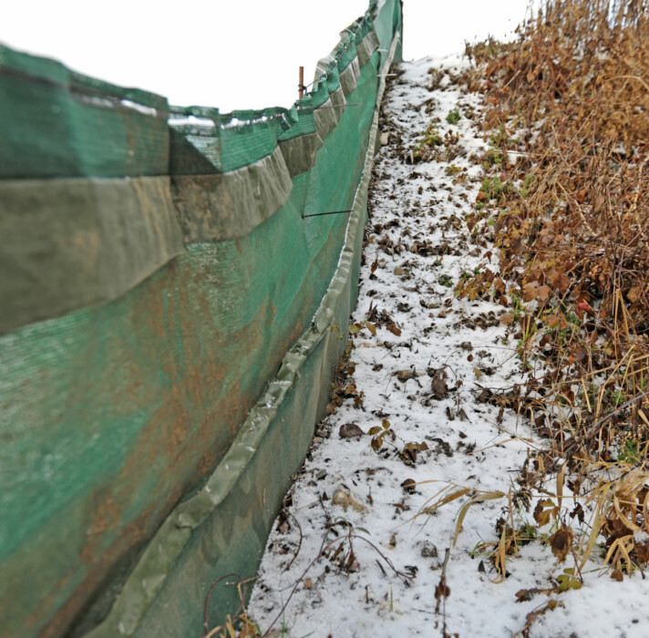 Sonderanfertigung Amphibienschutzzaun - Fa. Gartenstyle